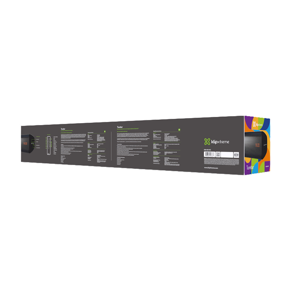 Klip Xtreme Tunebar Barra de Sonido Inalámbrica Bluetooth de 2.0 Canales | 60W