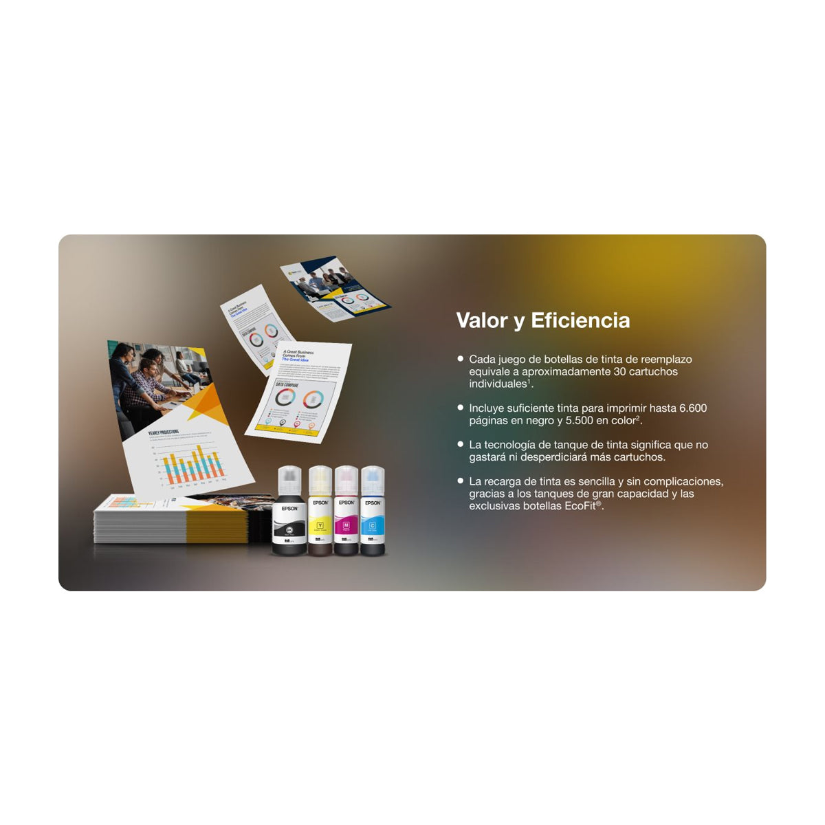 Epson EcoTank L4360 Impresora Inalámbrica Multifuncional Duplex con Tanques de Tinta