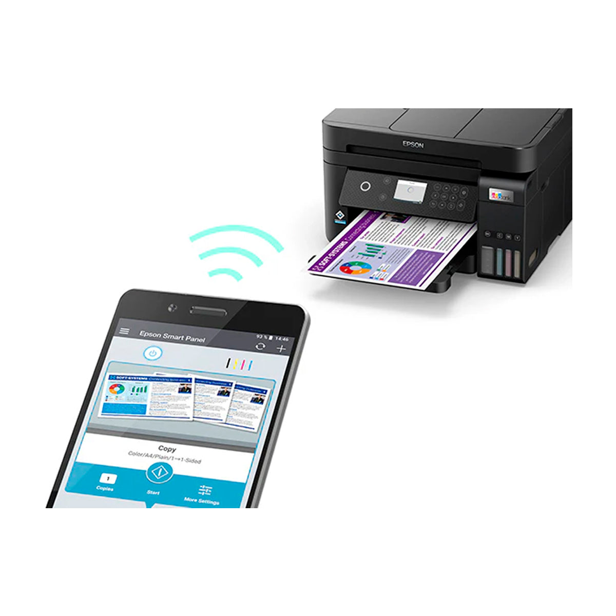 Epson EcoTank L6270 Impresora Inalámbrica Multifuncional con Tanques de Tinta