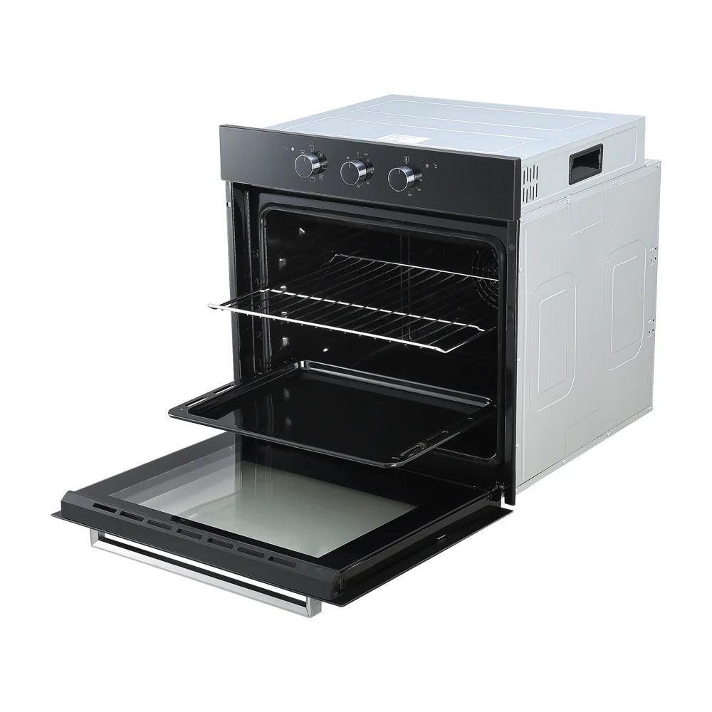 Drija Latino 60 Black Eléctrico Horno Multifuncional Empotrable Eléctrico | Puerta de Doble Vidrio | 250°C