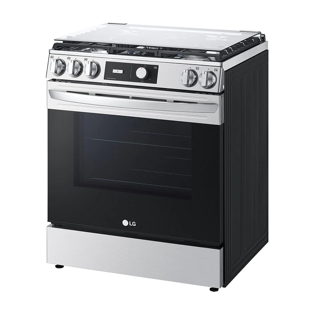 LG Estufa a Gas de Acero Inoxidable | 5.8p3 | Ultra Heat | Easy Clean | Tapa | Plancha | 30" | 5 Quemadores