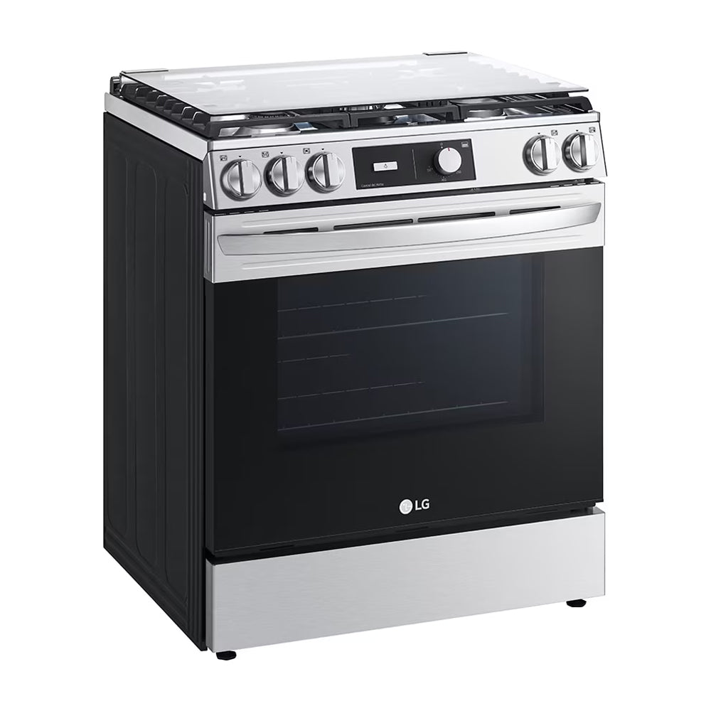 LG Estufa a Gas de Acero Inoxidable | 5.8p3 | Ultra Heat | Easy Clean | Tapa | Plancha | 30" | 5 Quemadores