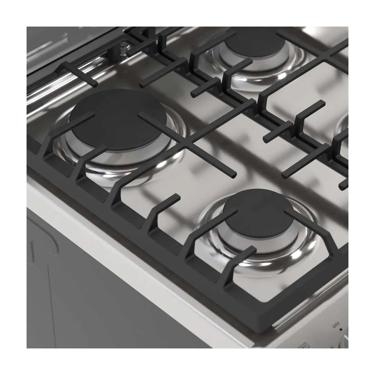 Whirlpool Estufa a Gas de Acero Inoxidable | Convección | Xpert Flamma | Xpert Air Fry | Xpert Air Bake | Tipo Espejo | 30" | 6 Quemadores