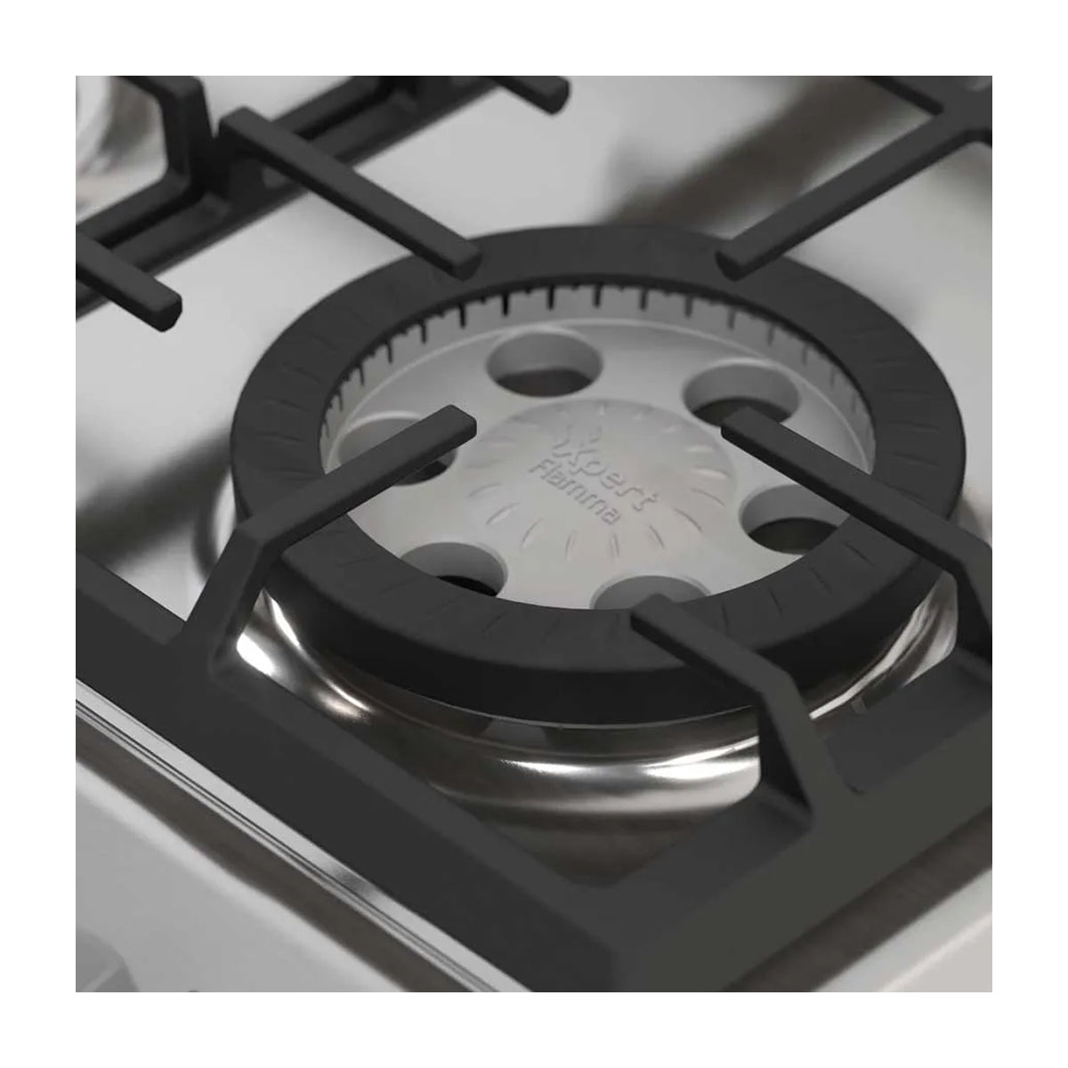 Whirlpool Estufa a Gas de Acero Inoxidable | Convección | Xpert Flamma | Xpert Air Fry | Xpert Air Bake | Tipo Espejo | 30" | 6 Quemadores