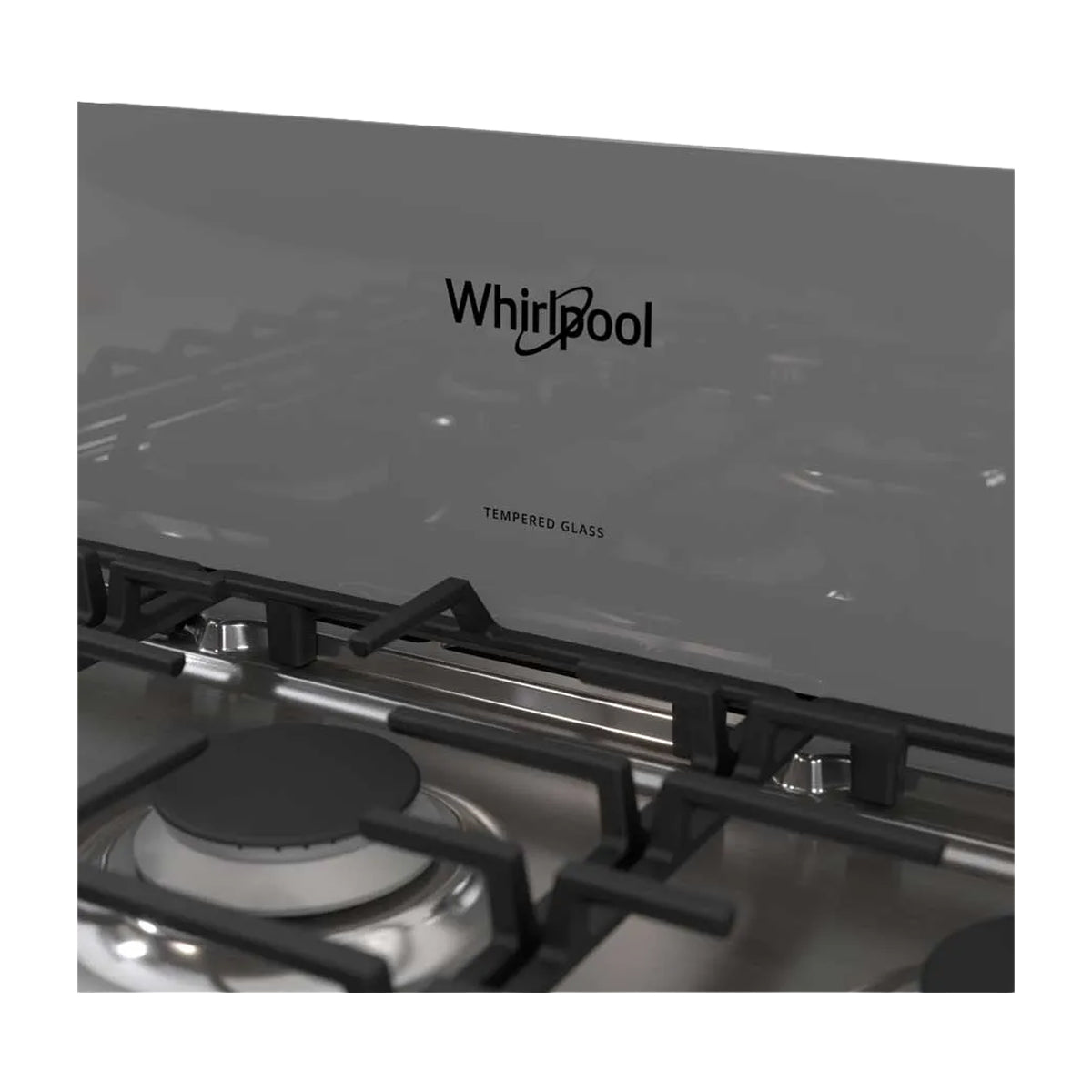 Whirlpool Estufa a Gas de Acero Inoxidable | Convección | Xpert Flamma | Xpert Air Fry | Xpert Air Bake | Tipo Espejo | 30" | 6 Quemadores