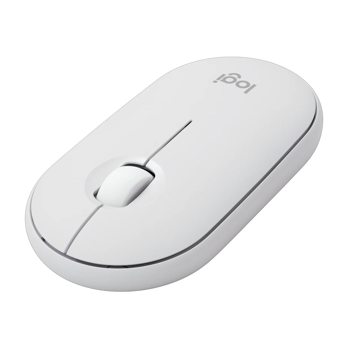 Logitech M350S Mouse Inalámbrico Silencioso | Bluetooth | Blanco