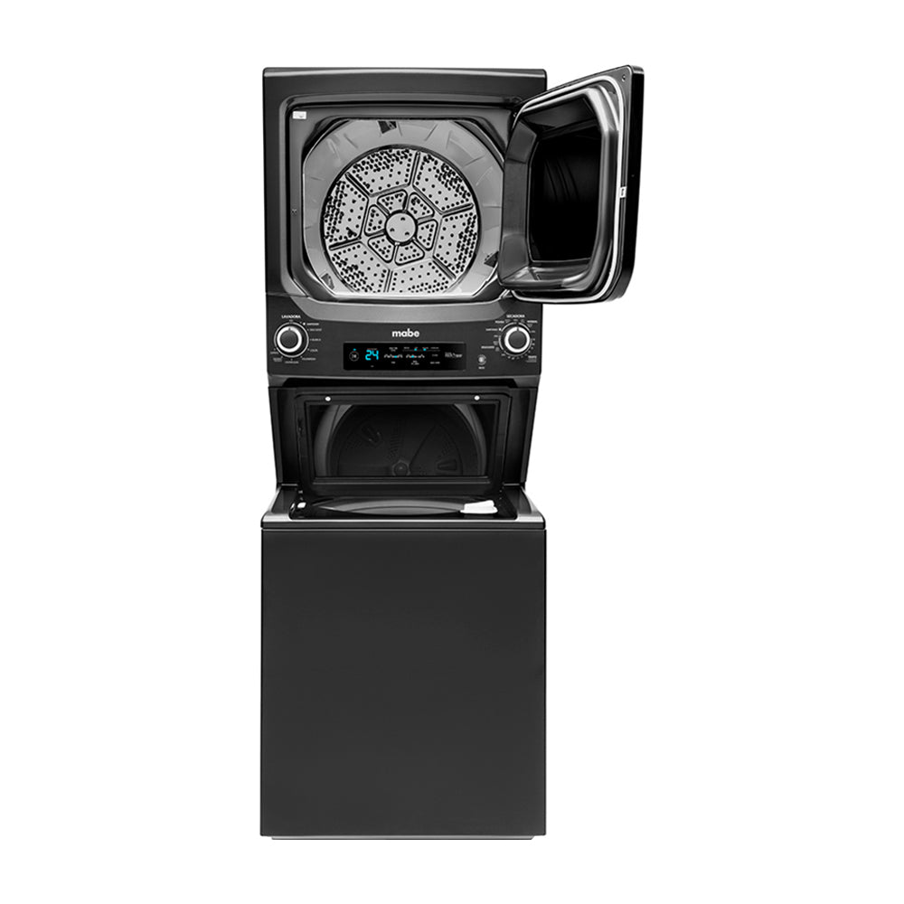 Mabe Centro de Lavado Premium a Gas | Display Touch | Infusor Aqua Energy | Aqua Saver Green | 20kg | Gris Diamante