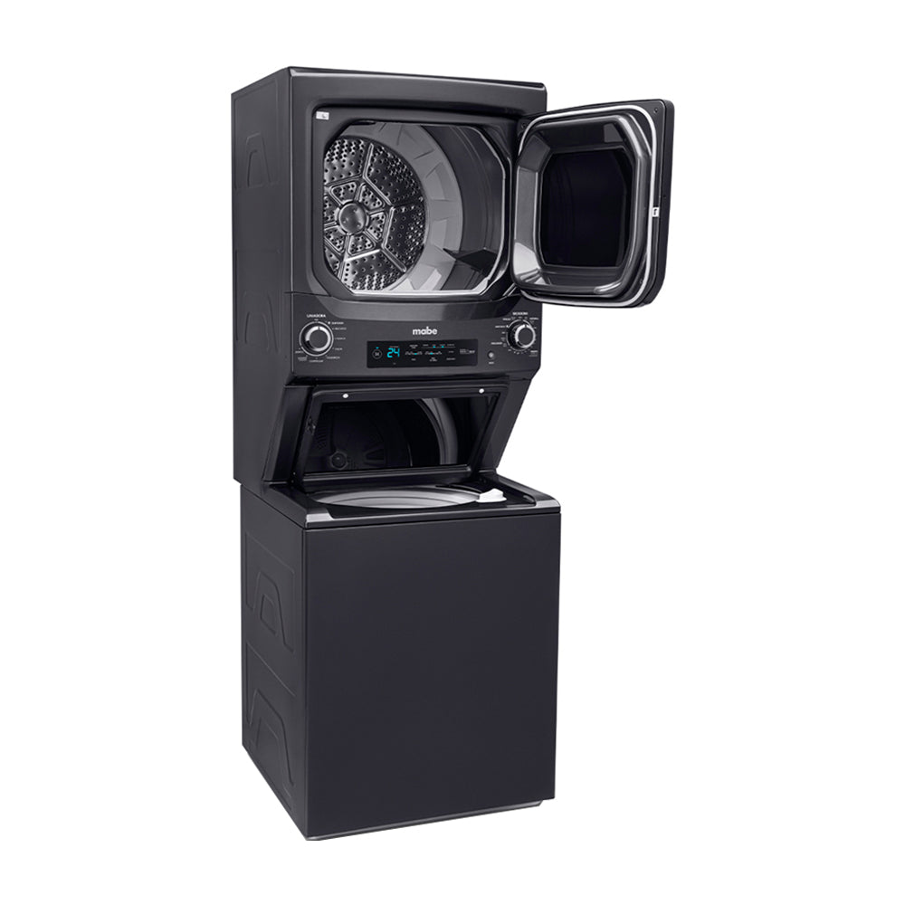 Mabe Centro de Lavado Premium a Gas | Display Touch | Infusor Aqua Energy | Aqua Saver Green | 20kg | Gris Diamante