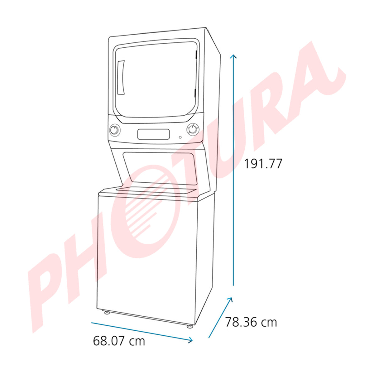 Mabe Centro de Lavado Eléctrico | AI | Infusor Aqua Energy | Aqua Saver Green | 24kg | Blanco