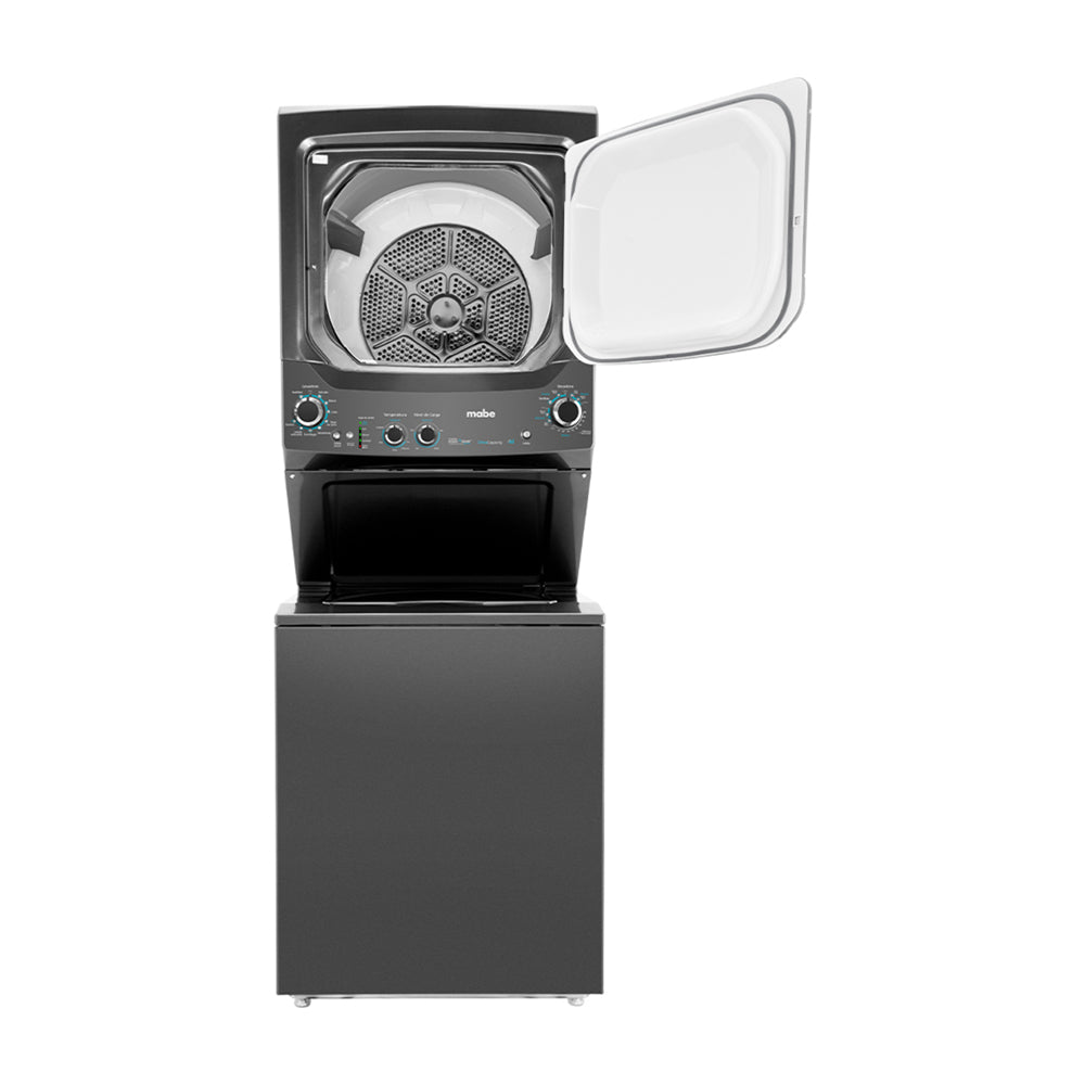 Mabe Centro de Lavado a Gas | AI | Infusor Aqua Energy | Aqua Saver Green | 24kg | Gris Diamante