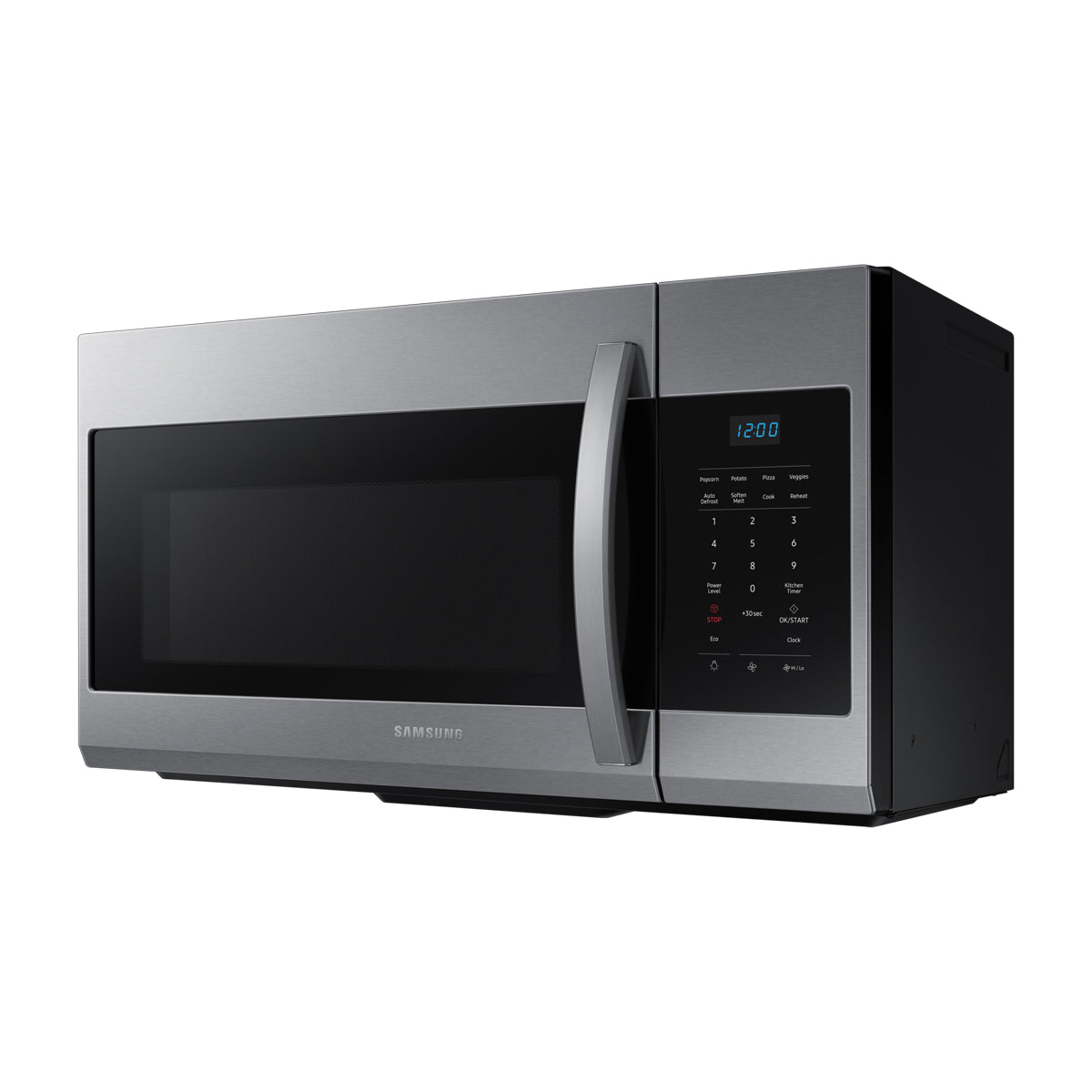 Samsung Microondas Extractor OTR de 1000W | Auto Cook | Glass Touch Panel | Interior de Cerámica | 1.7p3 | Plateado