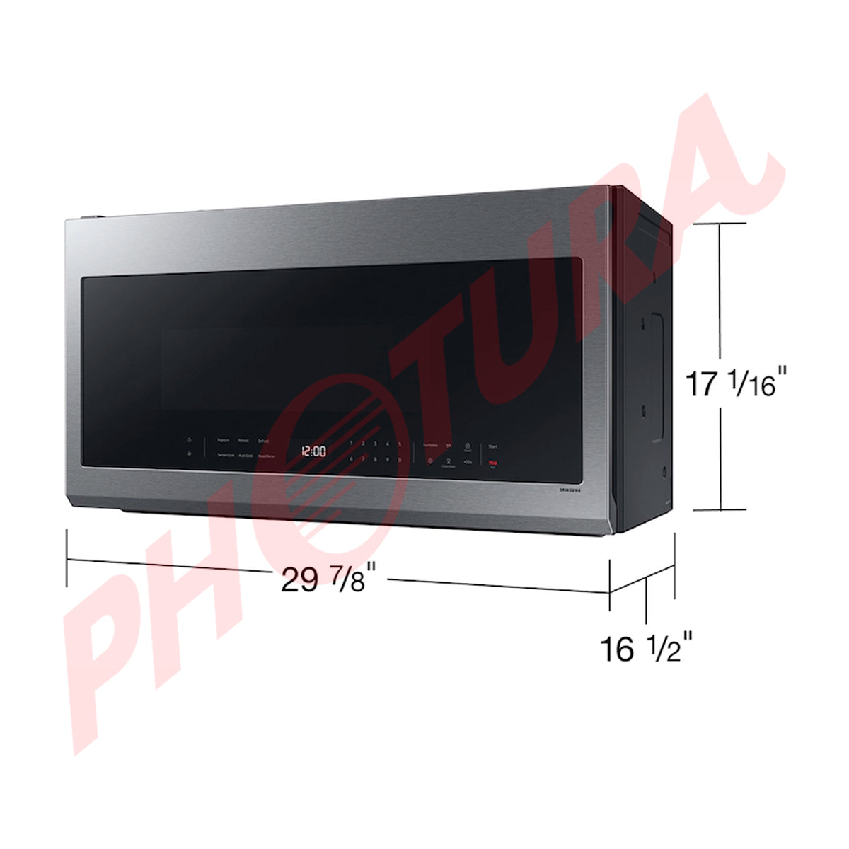 Samsung BESPOKE Microondas Extractor OTR de 1000W | Cocción con Sensor | Glass Touch Control | Interior de Cerámica | 2.1p3 | Plateado