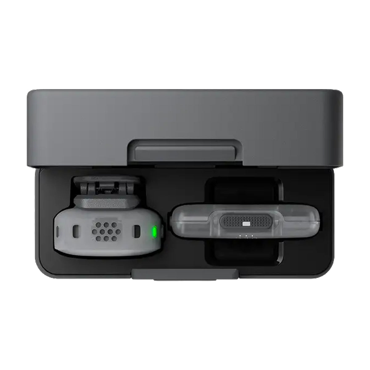 DJI Mic Mini 2 Sistema de Micrófono Inalámbrico Doble Canal | 1 Transmisor | 1 Receptor Móvil | Para Cámaras Profesionales, Smartphones, Tablets y Computadoras | Cubierta Magnética Intercambiable