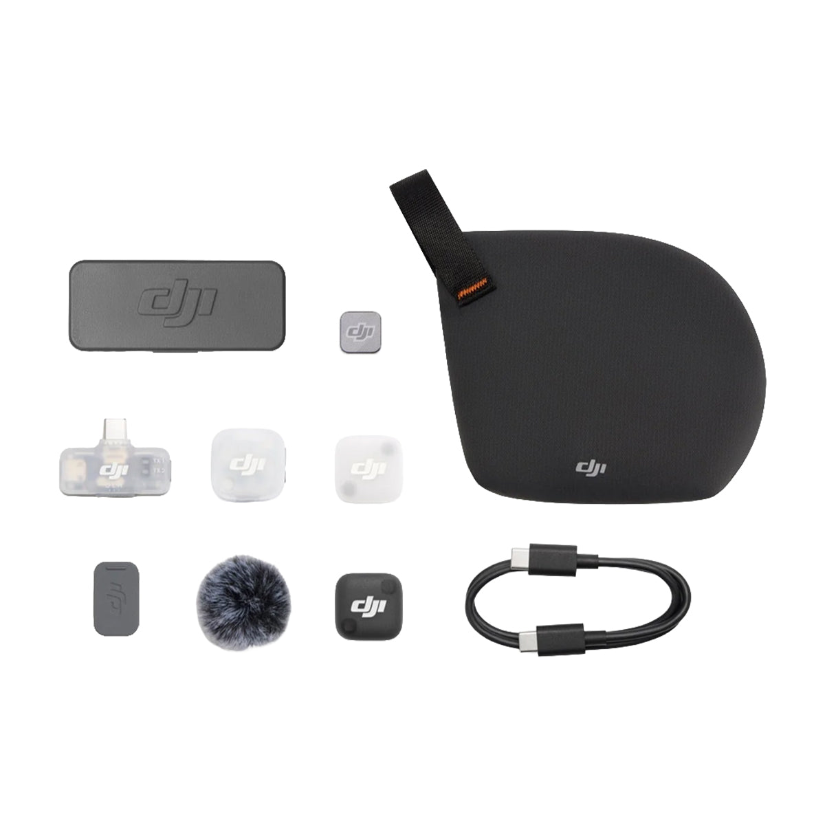 DJI Mic Mini 2 Sistema de Micrófono Inalámbrico Doble Canal | 1 Transmisor | 1 Receptor Móvil | Para Cámaras Profesionales, Smartphones, Tablets y Computadoras | Cubierta Magnética Intercambiable