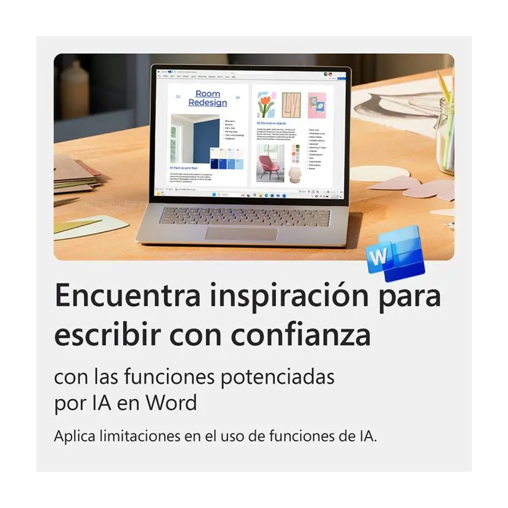 Microsoft 365 Personal Suscripción de 1 Año | Copilot IA | 1 Persona | 5 Dispositivos / Persona
