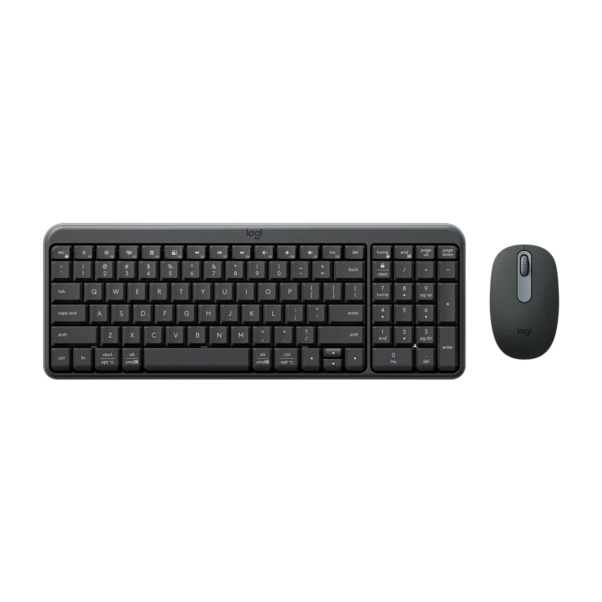Logitech MK250 Teclado & Mouse Inalámbrico | Accesos Directos | A Prueba de Salpicaduras | Negro