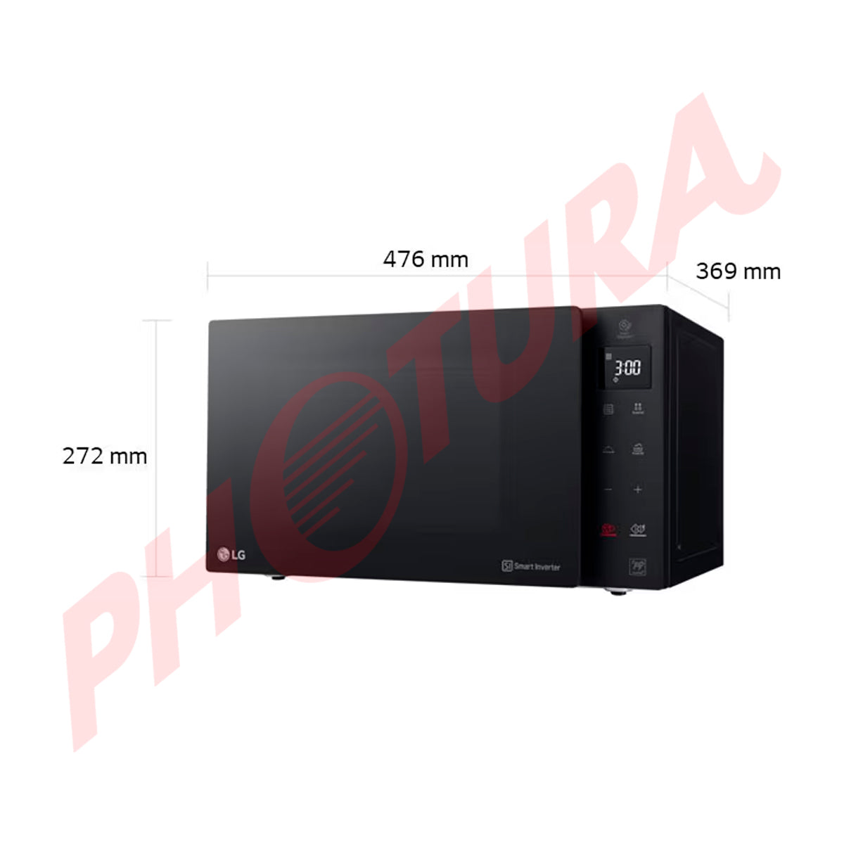 LG Microondas NeoChef Smart Inverter de 1150W | 0.9p3 | Negro