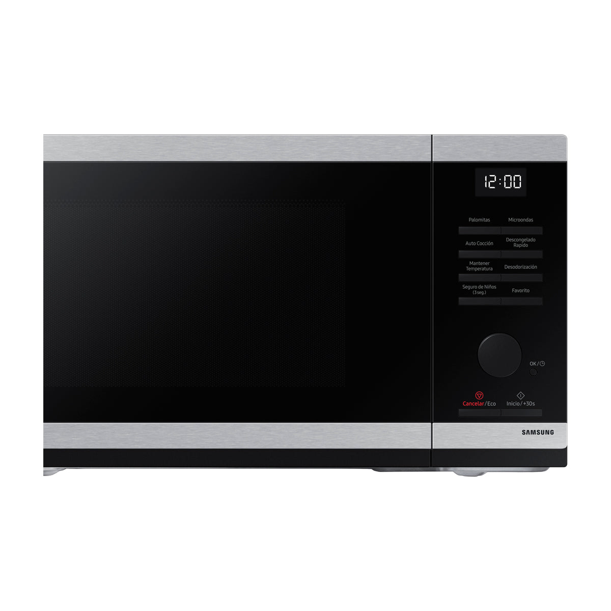 Samsung Microondas de 750W | Convección | Grill | Interior de Cerámica | Steam Cook | Modo Eco | 0.8p3 | Negro