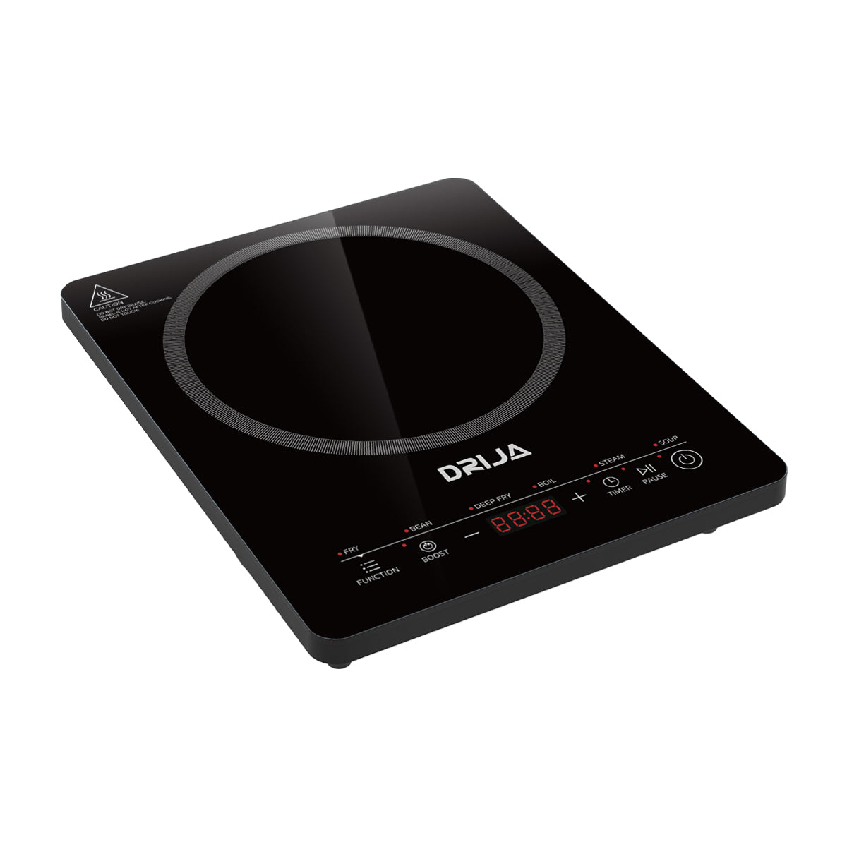 Drija Múnich 28 Induktion Estufa de Mesa Eléctrica de Vitrocerámica | 1 Quemadores | Control Táctil