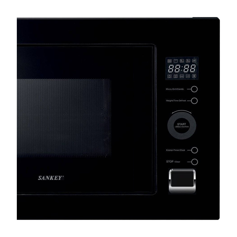 Sankey Microondas Empotrable de 1450W | 0.9p3 | Cocción Grill | Negro