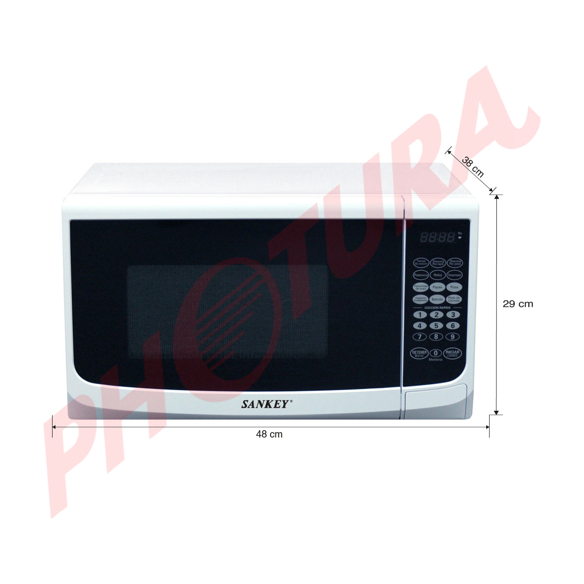 Sankey Microondas de 700W | Magic Wave | 0.7p3 | Blanco