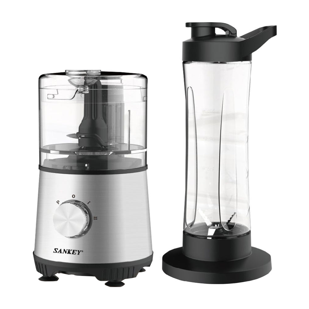 Sankey Procesador de Alimentos Multifuncional | 2 Velocidades | Funcion de Pulso | 350W | Plateado