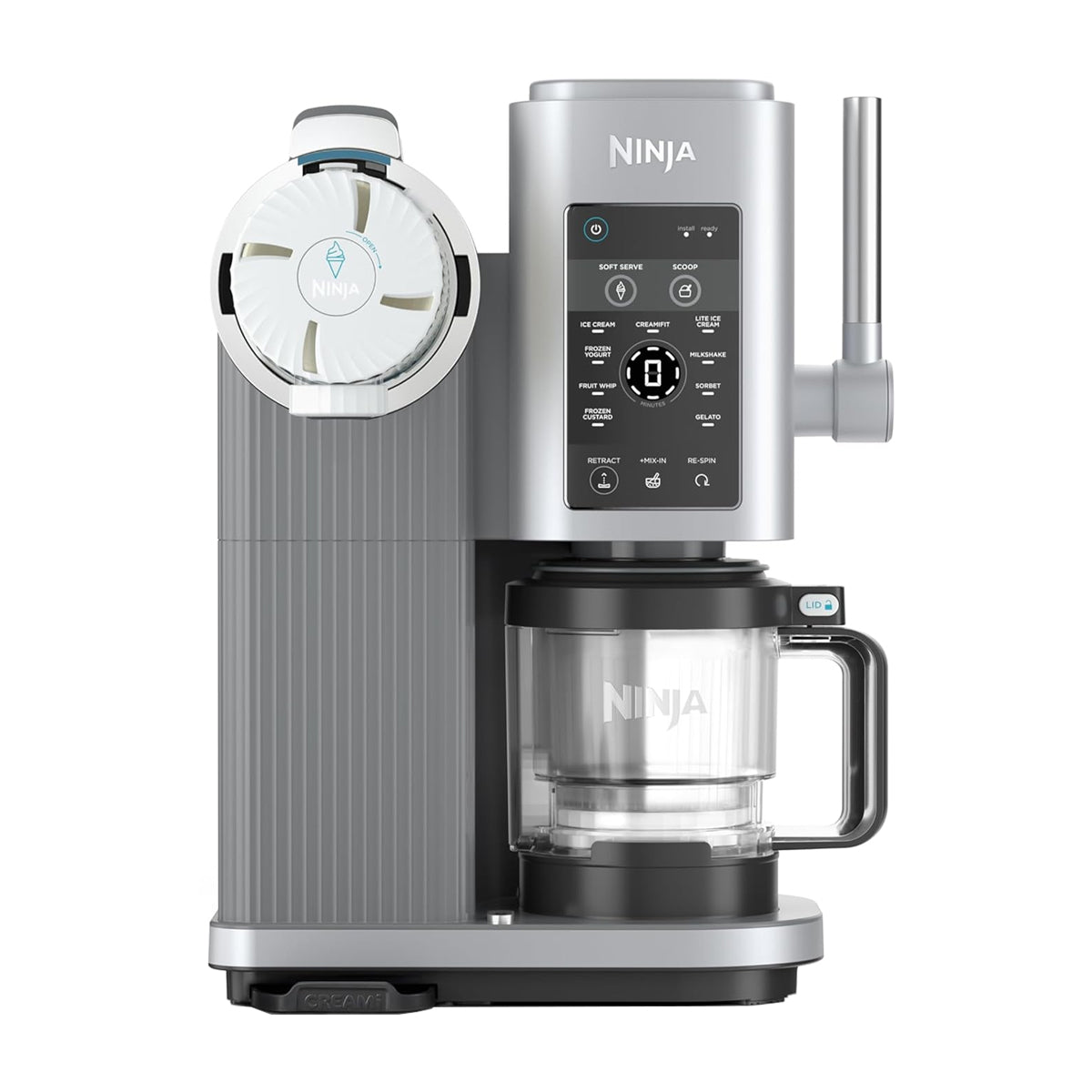 Ninja Swirl Creami Máquina para hacer Helado 13-en-1 | Tecnología Creamify | Tecnología CreamiFit | Plateado