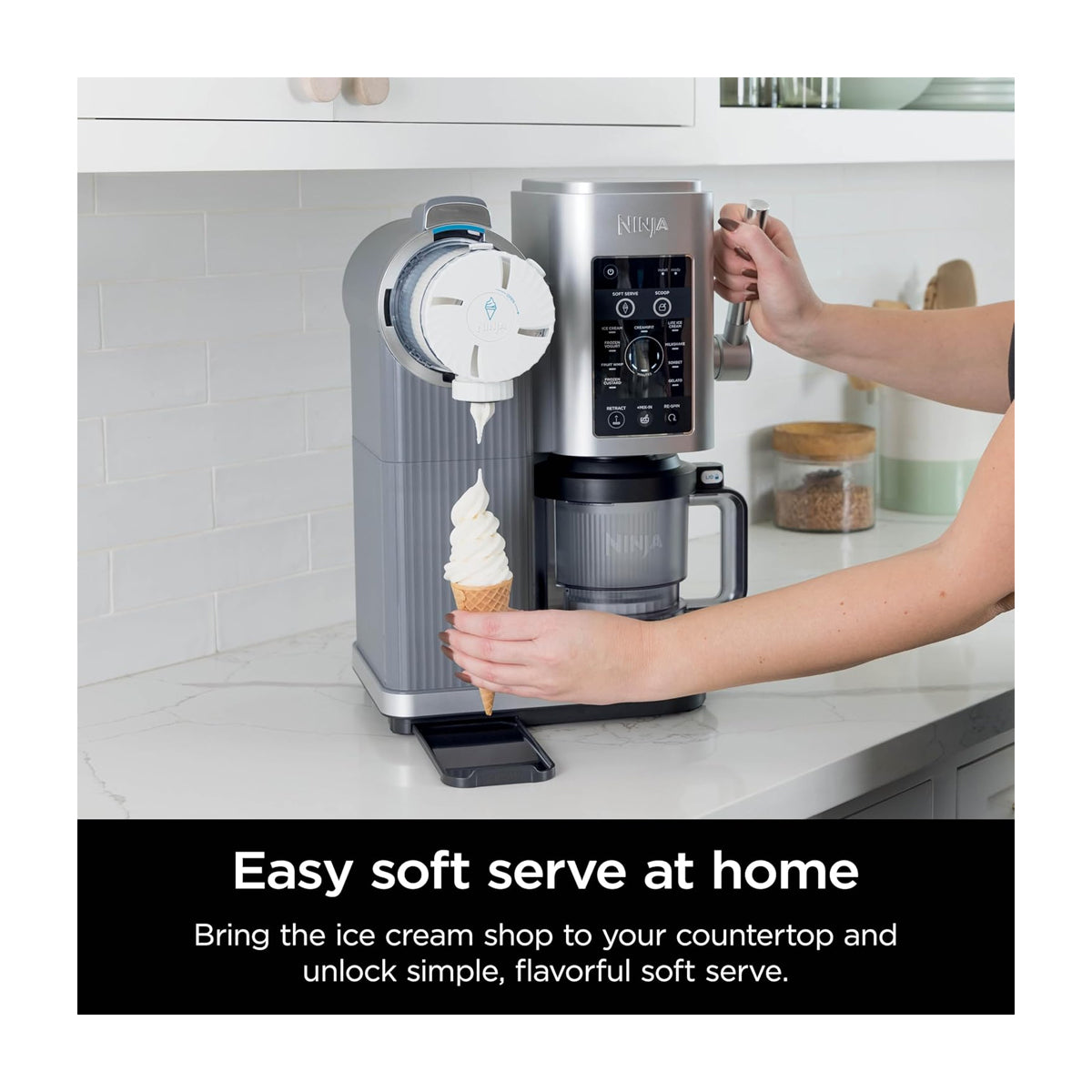 Ninja Swirl Creami Máquina para hacer Helado 13-en-1 | Tecnología Creamify | Tecnología CreamiFit | Plateado