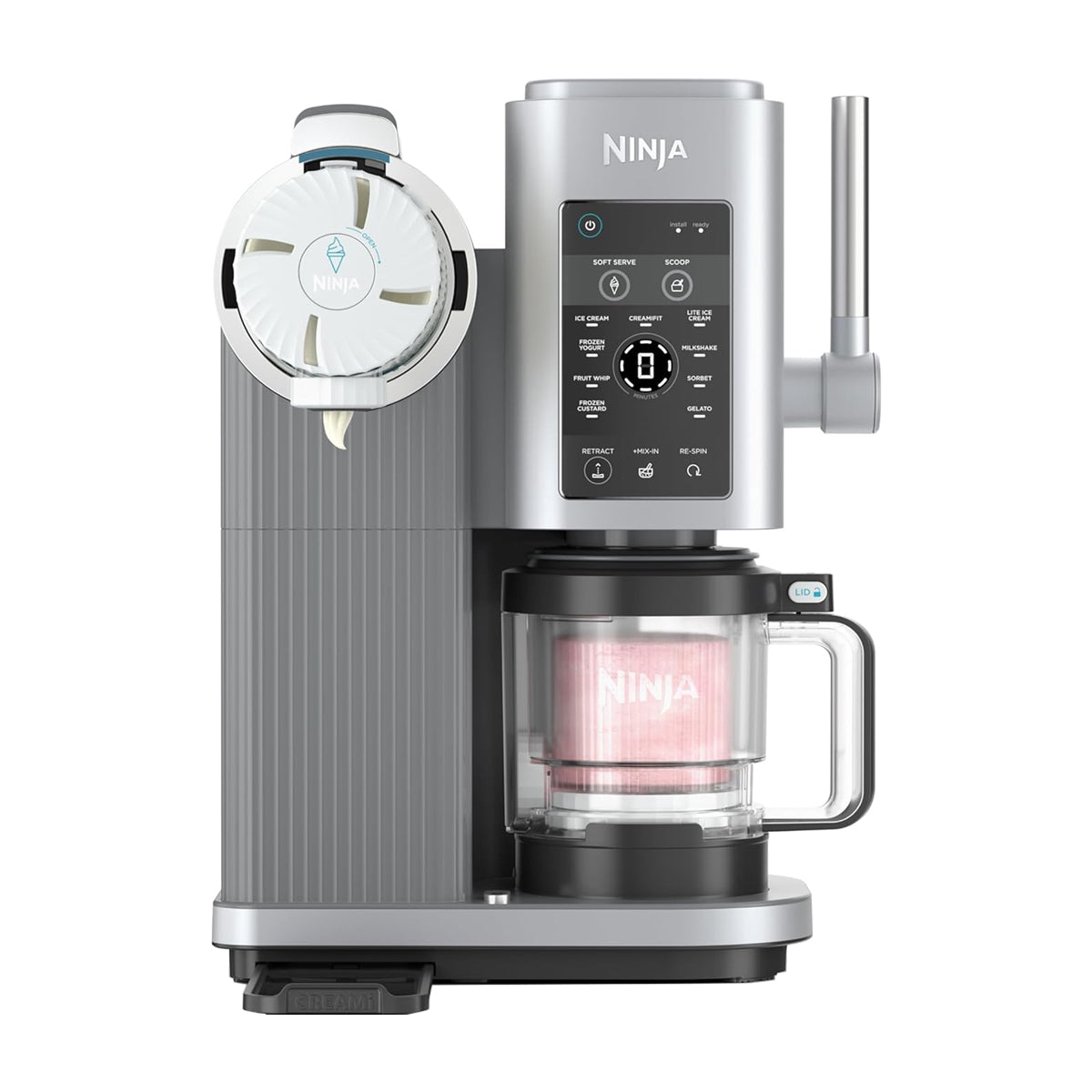 Ninja Swirl Creami Máquina para hacer Helado 13-en-1 | Tecnología Creamify | Tecnología CreamiFit | Plateado