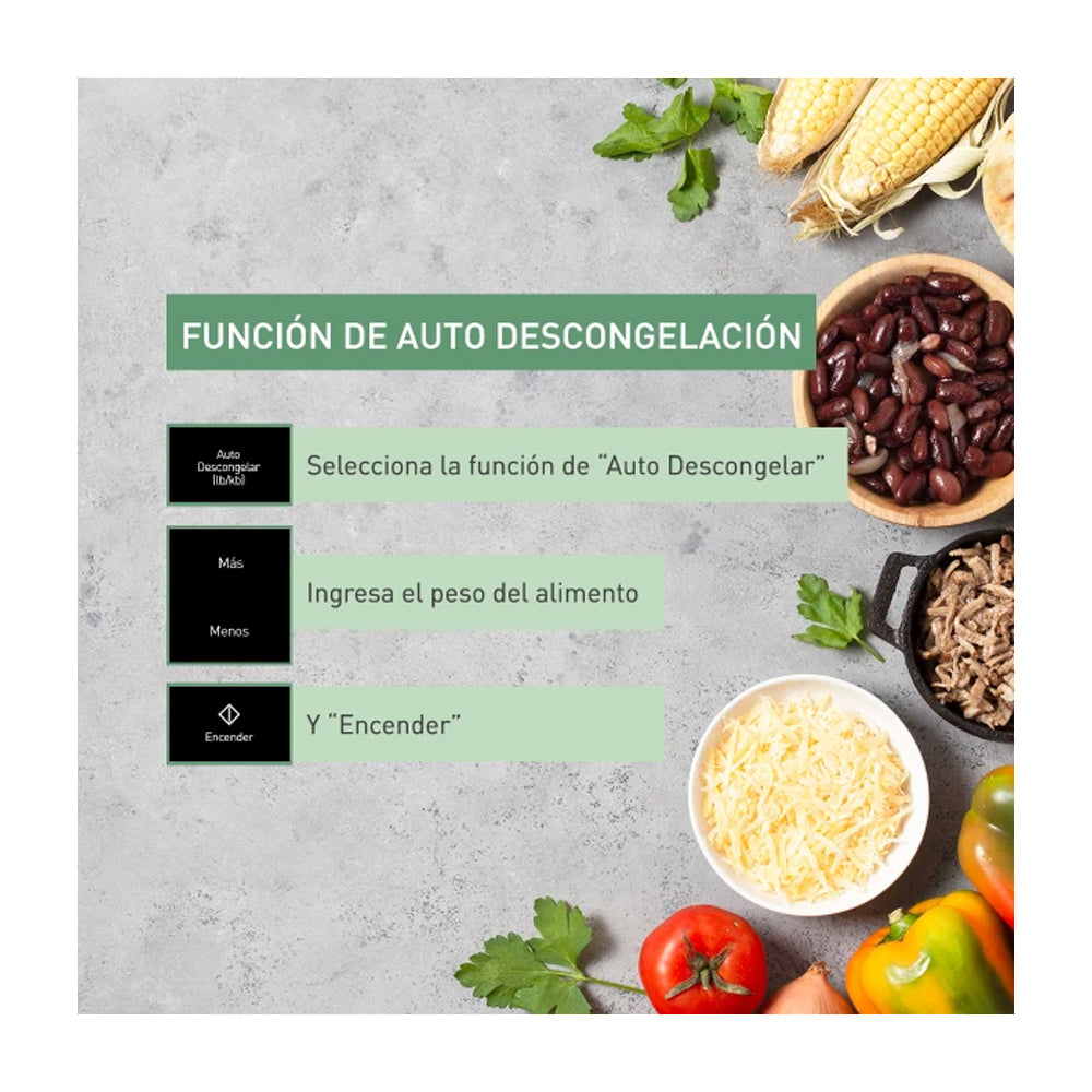 Panasonic Microondas de 1100W | 1.3p3 | Plateado