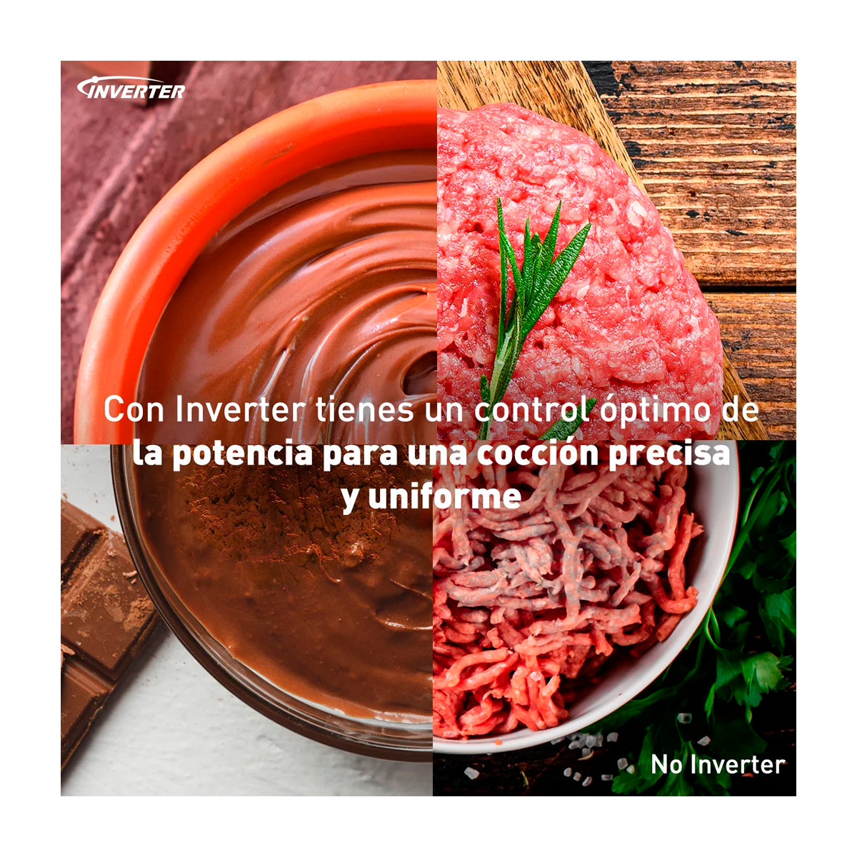 Panasonic Microondas Inverter de 1200W | 1.2p3 | Gris