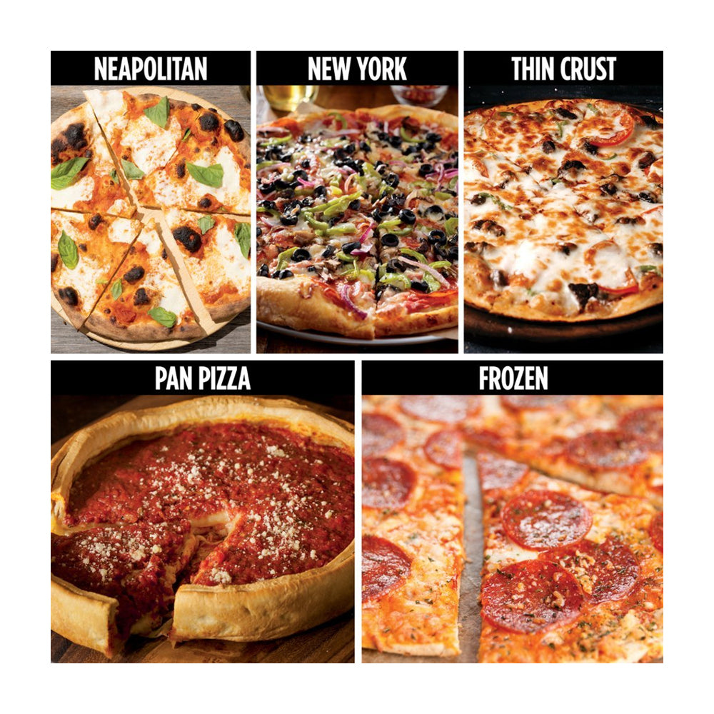 Ninja Woodfire Horno Eléctrico 8-en-1 para Exteriores | Woodfire Technology | Ahumador BBQ | Hornear y Asar | 1760W | Rojo