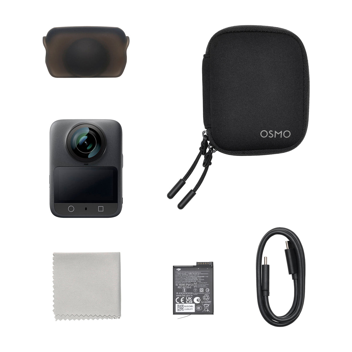 DJI Osmo Action 360 Standard Cámara de Acción | Video 8K 360° | Doble Pantalla | HorizonSteady | Slow Motion