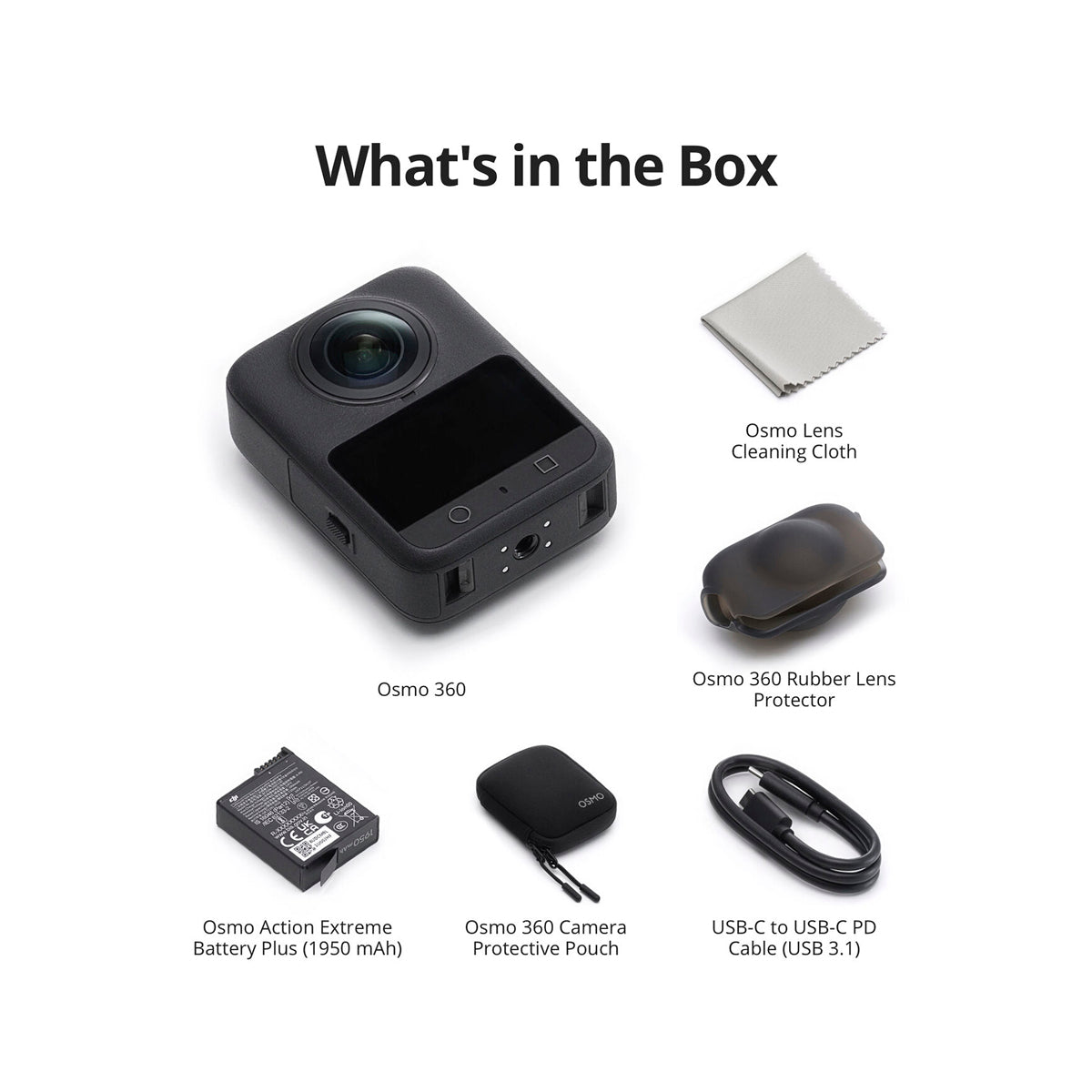 DJI Osmo Action 360 Standard Cámara de Acción | Video 8K 360° | Doble Pantalla | HorizonSteady | Slow Motion