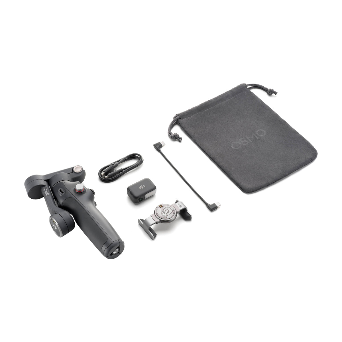 DJI Osmo Mobile 8 Gimbal Extendible para Smartphones | Magnetic | Estabilizador de 3-Ejes | Módulo Multifuncional | Quick Launch | Rotación 360° | ActiveTrack 7.0 | 10H | Gris Oscuro