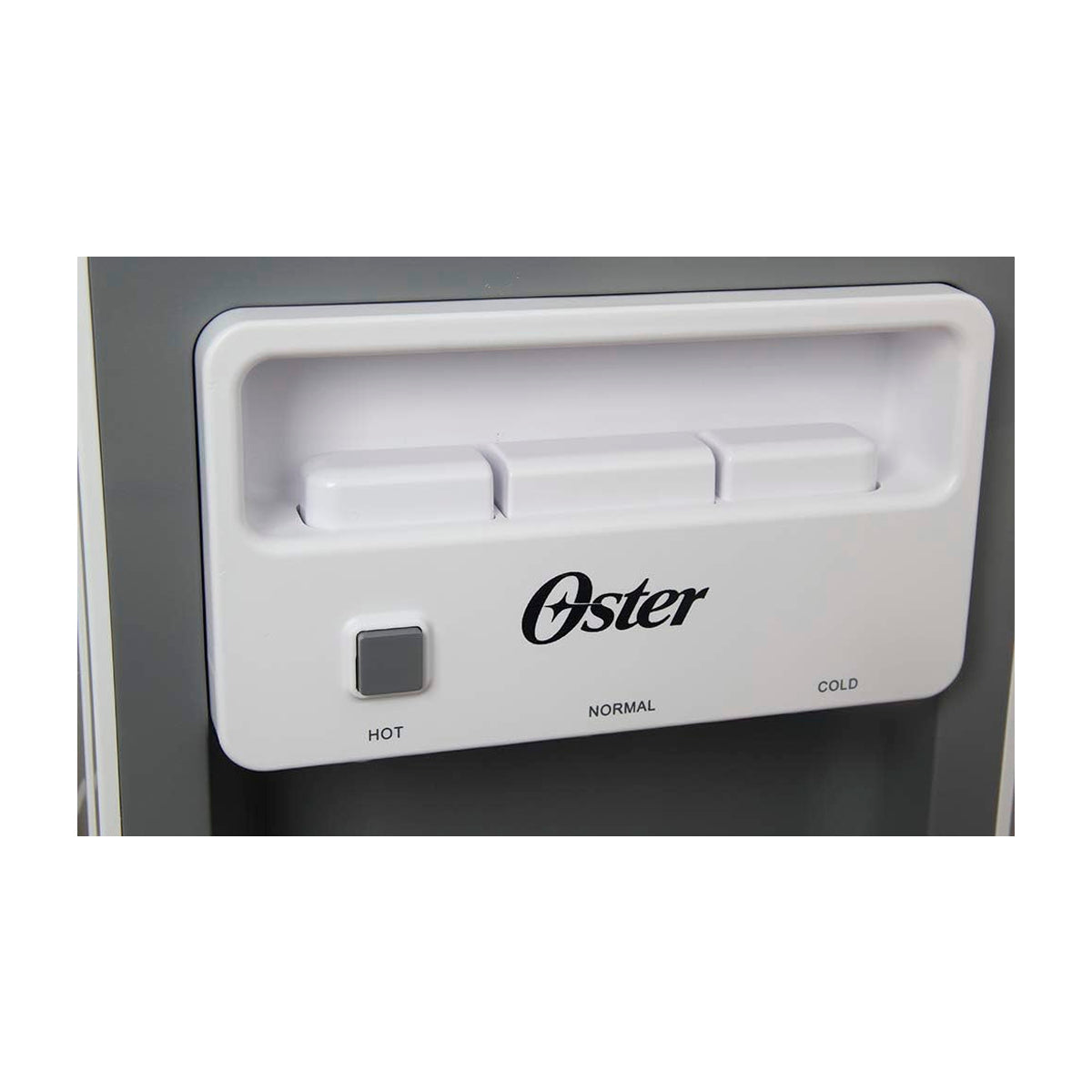 Oster OSWDA633 Dispensador de Agua Fría/Caliente de Mesa | Garrafones de 11L y 22L | Blanco Gris