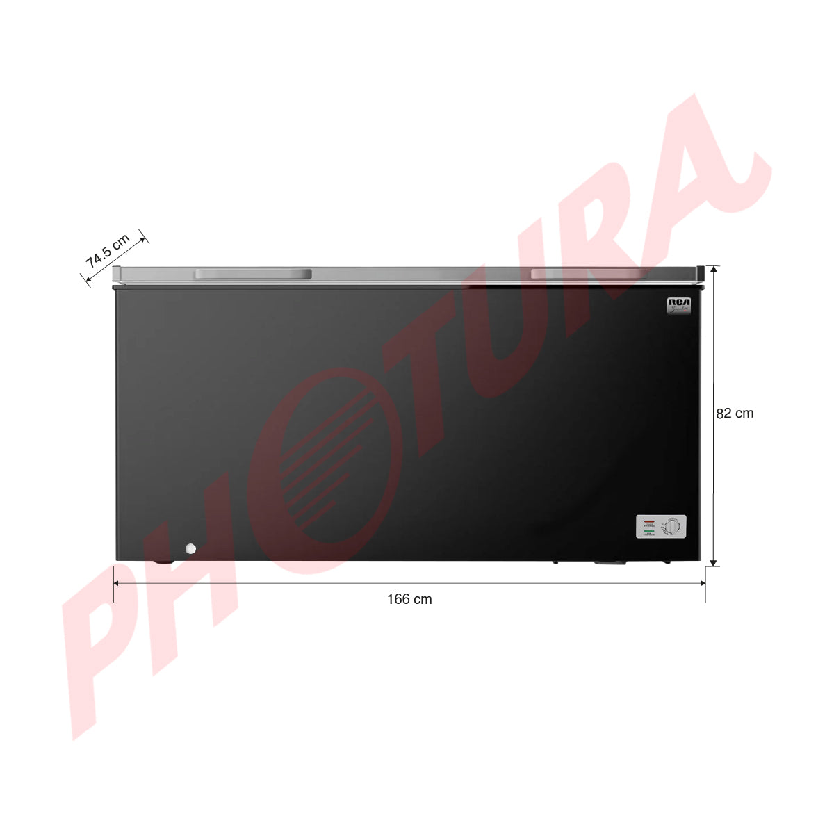 (Outlet) RCA Congelador Horizontal de 17.2p3 | Negro