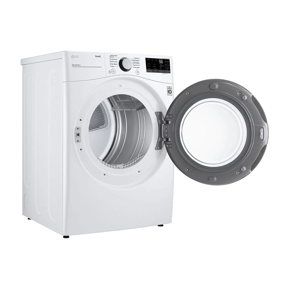 (Outlet) LG Combo Lavadora Automatica Inverter Direct Drive y Secadora a Gas de Carga Frontal | 6 Motion DD | Turbo Wash | 22kg | Blanco