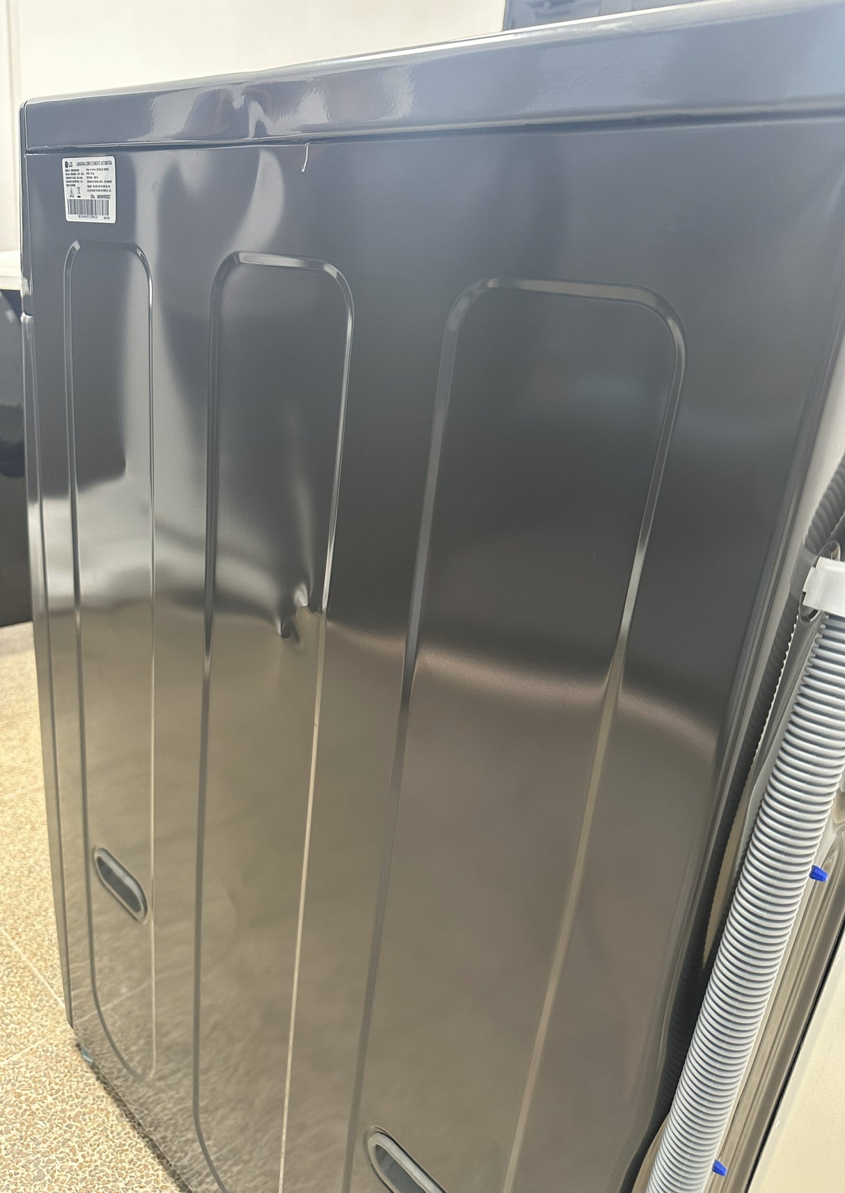 (Outlet) LG Combo Lavadora Automatica Inverter Direct Drive y Secadora a Gas de Carga Frontal | 6 Motion DD | 25kg | Negro Medio