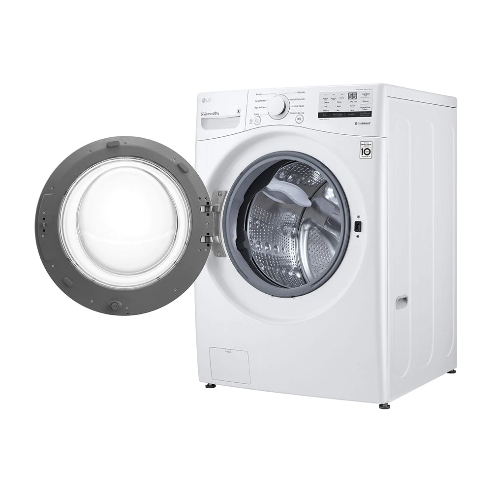 (Outlet) LG Combo Lavadora Automatica Inverter Direct Drive y Secadora a Gas de Carga Frontal | 6 Motion DD | 20kg | Blanco