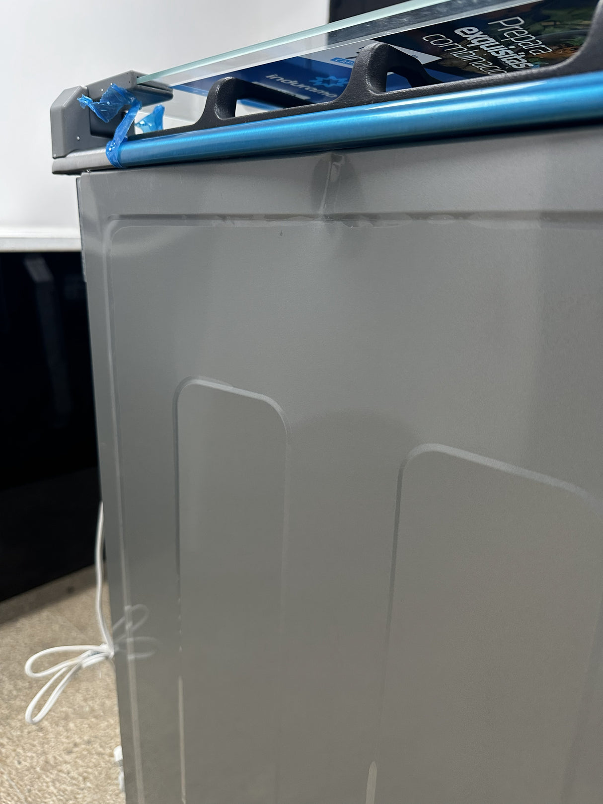 (Outlet) Indurama Estufa a Gas de Acero Inoxidable | Alcalá Quarzo Home | Quemador Ultra Rápido | Grill | TermoPrecisión | Tapa | 31" | 5 Quemadores | Gris