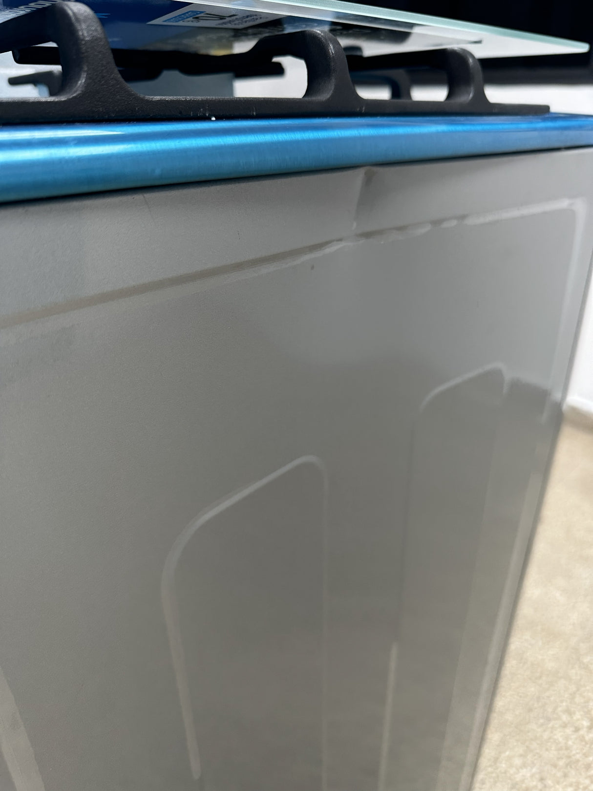 (Outlet) Indurama Estufa a Gas de Acero Inoxidable | Alcalá Quarzo Home | Quemador Ultra Rápido | Grill | TermoPrecisión | Tapa | 31" | 5 Quemadores | Gris