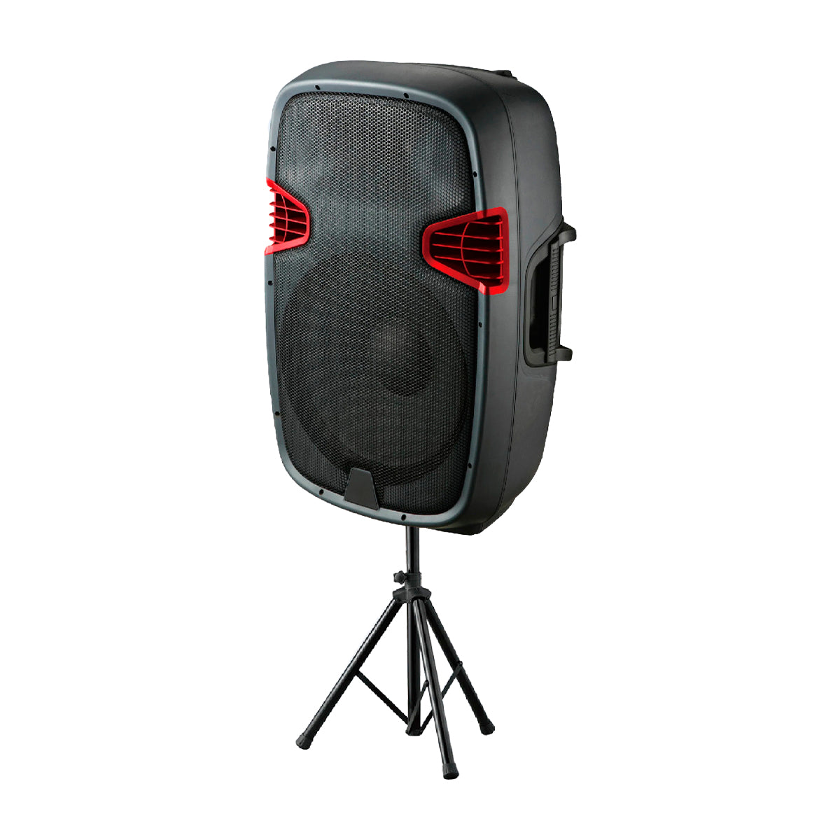 Sankey Equipo de Sonido | 175W | Karaoke | Radio FM | Bluetooth | Función TWS | Amplificador | Incluye Trípode | Rojo