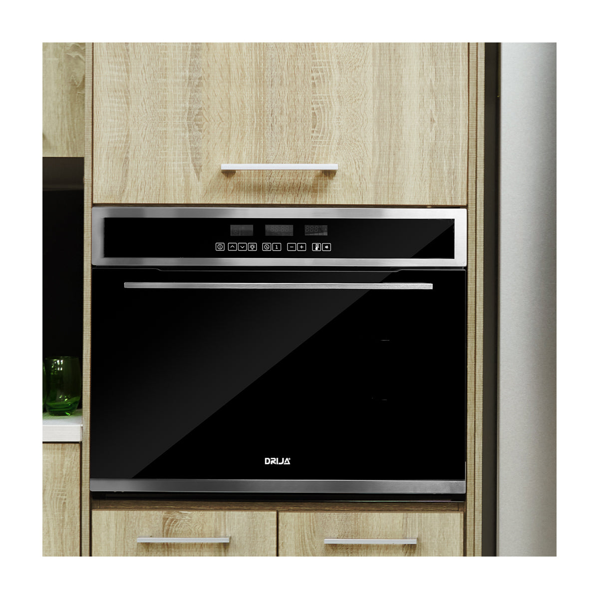 Drija Pacific 76 Air Eléctrico Horno Multifuncional Empotrable Eléctrico | Puerta de Triple Vidrio | 250°C