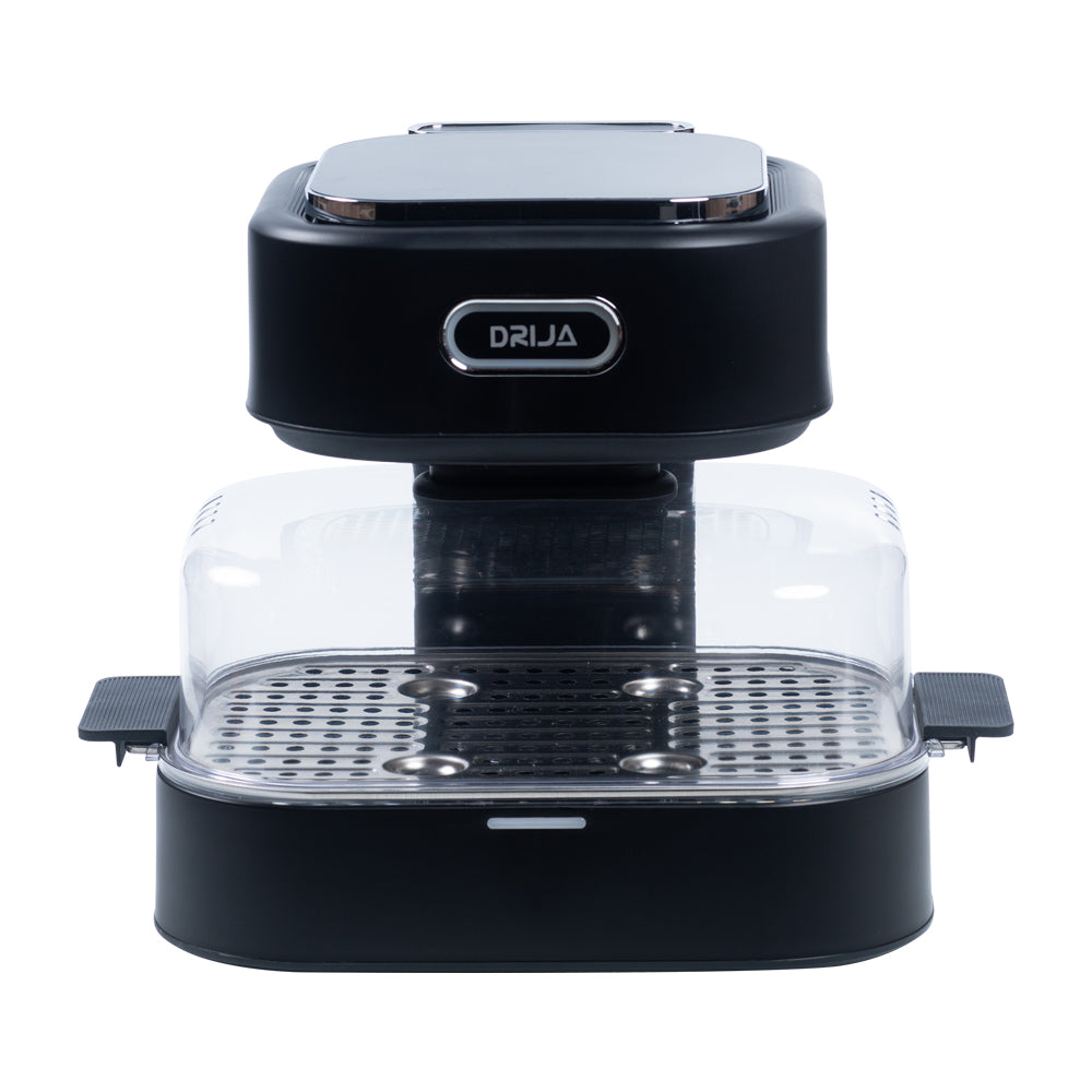 Drija Porchetta Freidora de Aire Digital / Vaporizador | 4.5L y 7L | Visión de Cocción | Vidrio Templado de Alta Resistencia | Multiples Opciones de Cocción | Negro