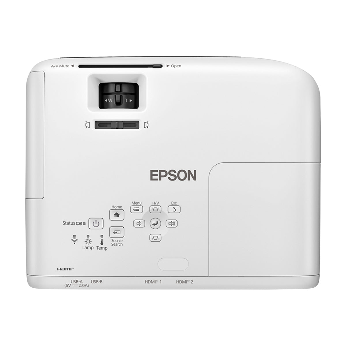 Epson PowerLite W55+ Proyector | WXGA | 3LCD | 4000 Lúmenes | 33" - 320" | 16:10