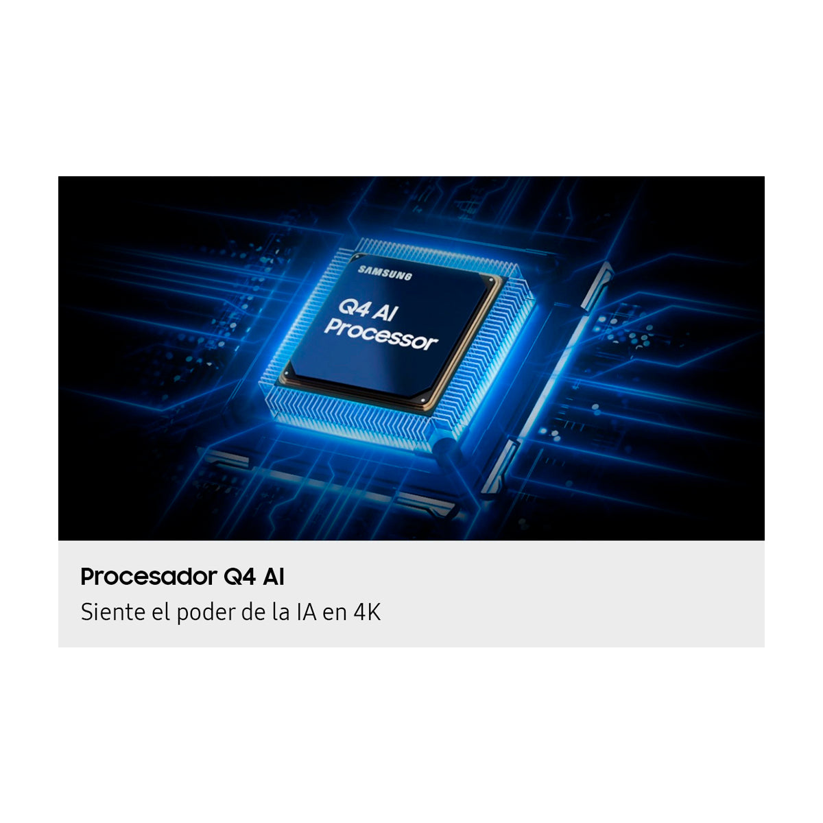 Samsung QN55Q7F Televisor QLED Ultra HD 4K Quantum HDR Smart de 55" | Procesador Q4 AI | Quantum Dot | 4K AI Upscaling | Motion Xcelerator | Q-Symphony