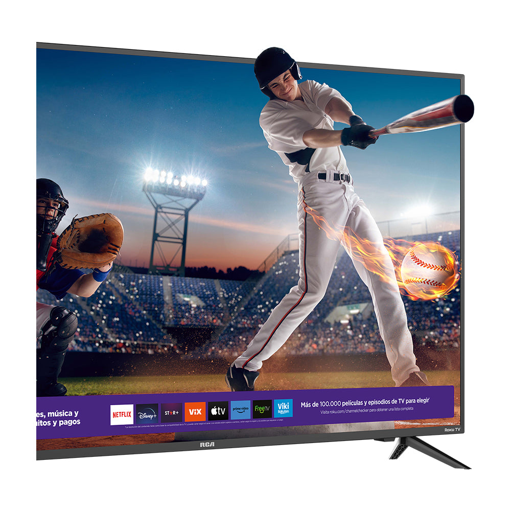 RCA Televisor LED Ultra HD 4K HDR Smart de 50" | Procesador ARM Cortex A53 Quad Core | Frameless Design | Dolby Audio | Roku TV