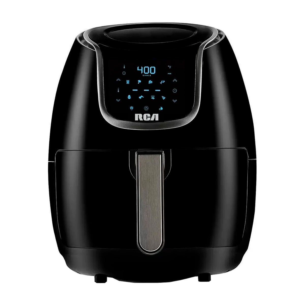 RCA Freidora de Aire Digital 6-en-1 | 3.5L | 10 Funciones | Control de Temperatura | Antiadherente | Negro