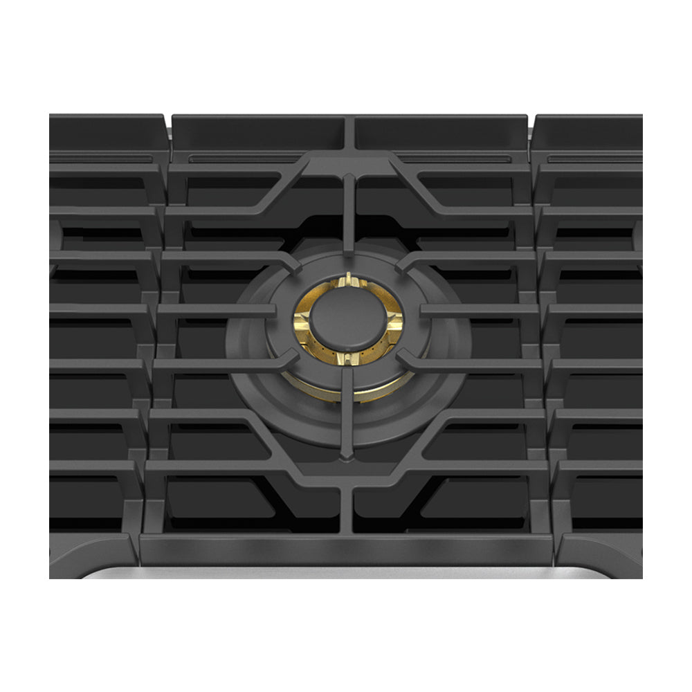 RCA ICON Estufa Empotrable a Gas de Vidrio Templado | 36” | 5 Quemadores | 5 Válvulas de Seguridad